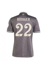 Fotbalové Dres Real Madrid Antonio Rudiger #22 Třetí Oblečení 2024-25 Krátký Rukáv